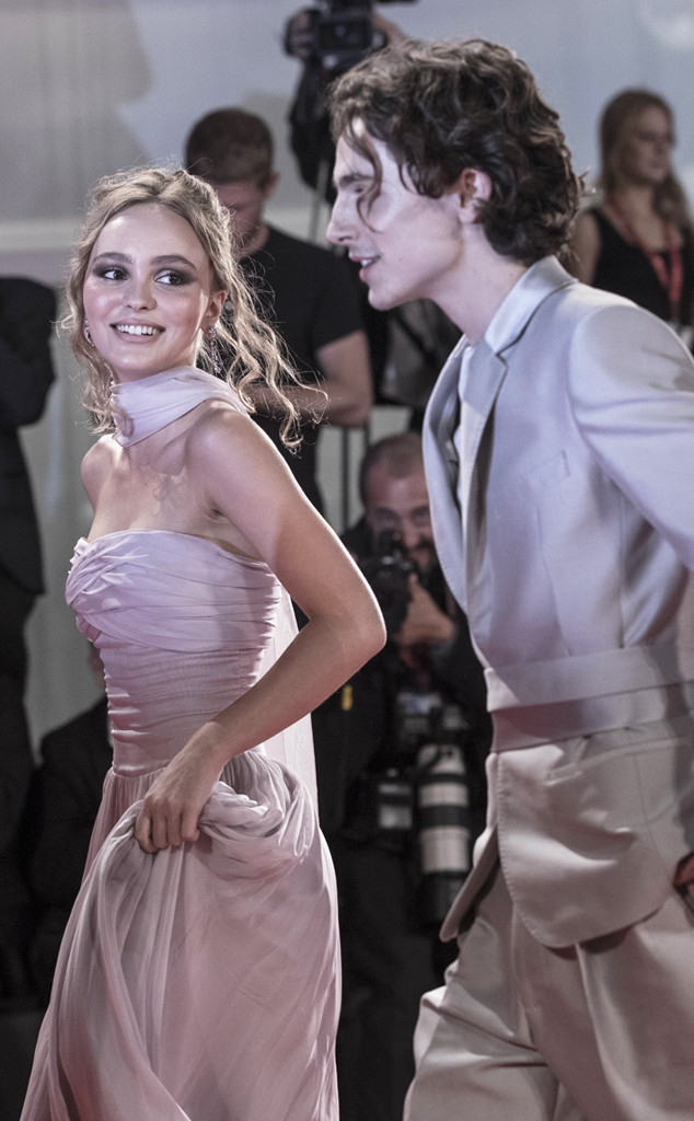 Lily-Rose Depp,Timothee Chalamet Lily-Rose Depp,Timothee Chalamet